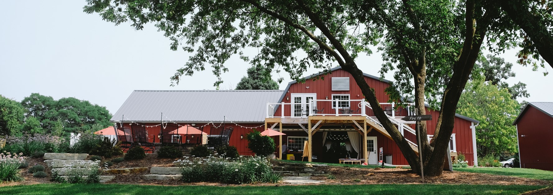 Exterior shot of Rustic Manor 1848