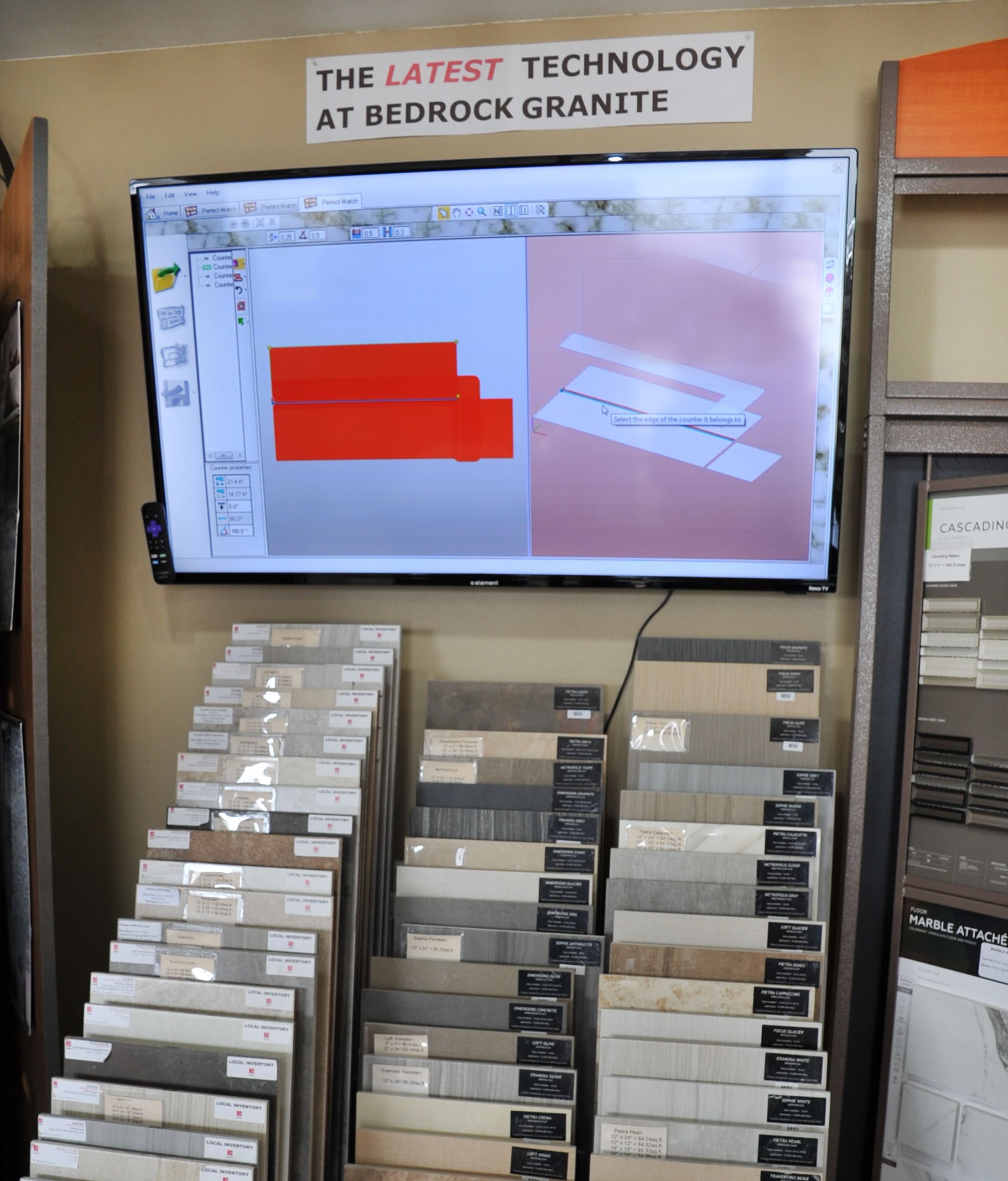 Design services at Bedrock Granite & Tile