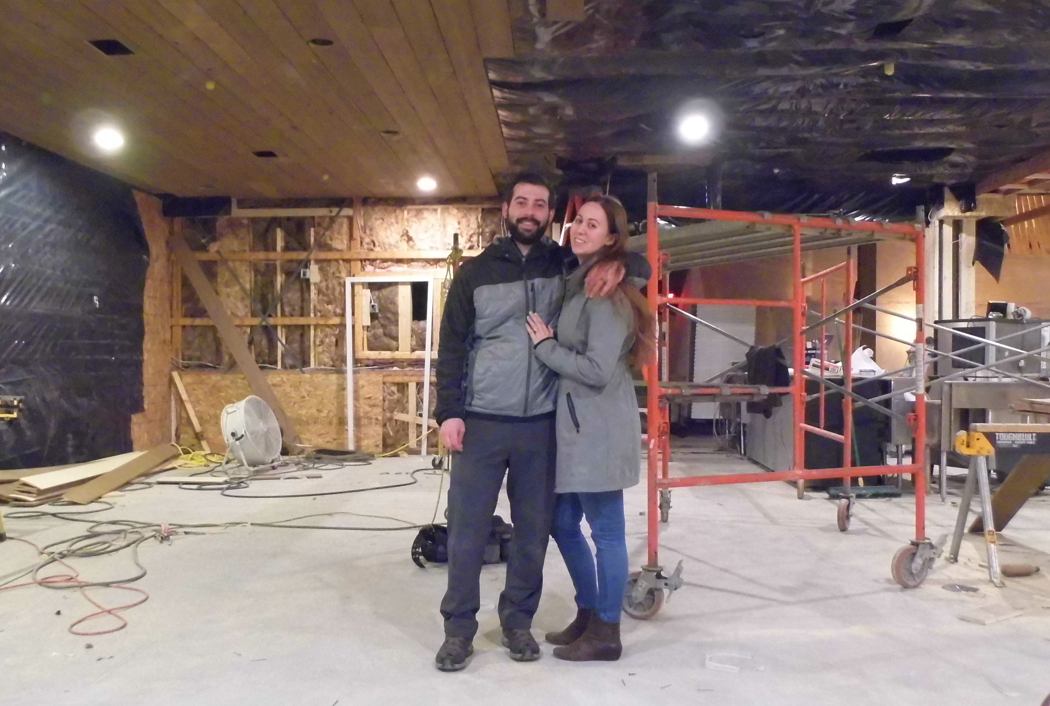 Whitney and Eric renovating Rustic Manor 1848