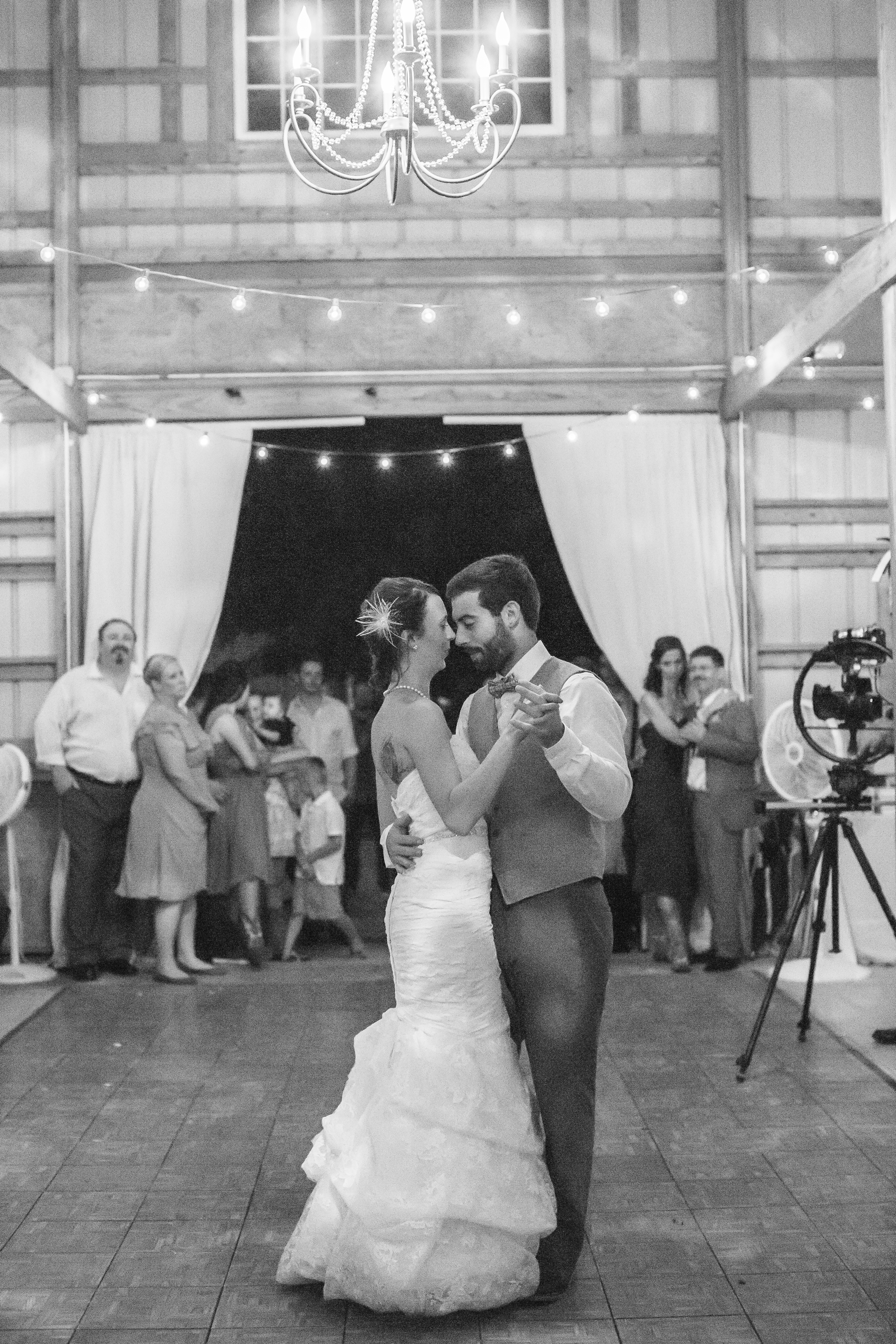 Eric and Whitney dancing at their wedding